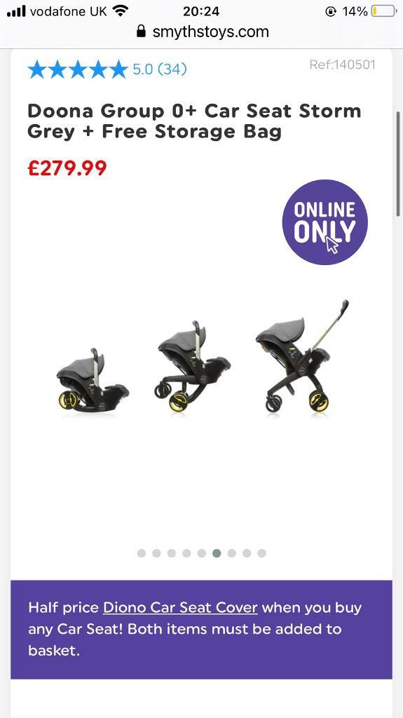 doona car seat smyths